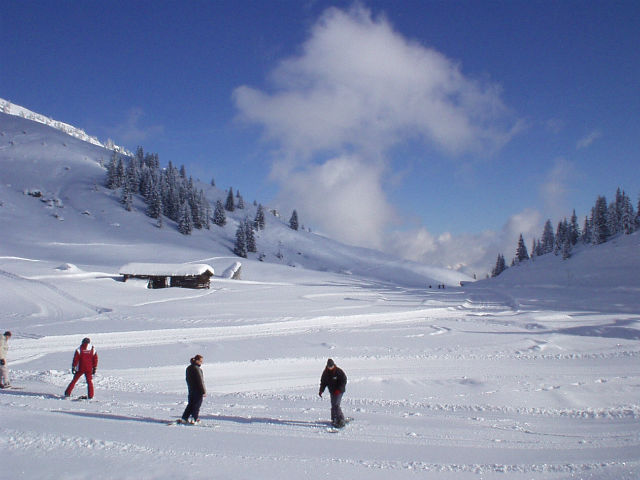 snowboarden Hochkeil