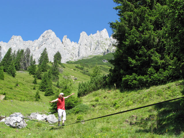 Region Hochkönig Slacklinepark